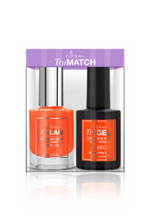 Retail combo pack of EzFlow Color Duos All the Way Up featuring 1 bottle each of nail & gel lacquer